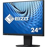 EIZO FlexScan EV2460-BK 60,5 cm (23,8 Zoll) Ultra-Slim Monitor (DVI-D, HDMI, D-Sub, USB 3.1 Hub, DisplayPort,…