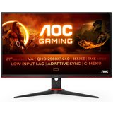 AOC Q27G2E/BK 68,6cm (27“) WQHD VA Gaming Monitor 16:9 HDMI/DP 155Hz FreeSync