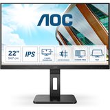 AOC 22P2Q 54,7cm (21,5") Full HD 16:9 Office Monitor VGA/DVI/HDMI/DP Pivot HV