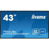 iiyama ProLite LH4370UHB-B1 108cm (42,5") 4K UHD Digital Signage Monitor HDMI