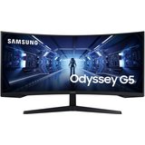 Gaming-Monitor Odyssey G5 G55T, Schwarz, 34 Zoll, Ultra WQHD, Curved, VA, 165 Hz, 1 ms
