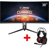 MSI Optix MAG301CR2 Curved-Gaming-LED-Monitor (76 cm/30 ", 2560 x 1080 px, WFHD, 1 ms Reaktionszeit,…