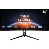MSI Optix MAG342CQR Curved-Gaming-LED-Monitor (86 cm/34 ", 3440 x 1440 px, UWQHD, 1 ms Reaktionszeit,…