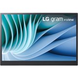 LG gram +view 40,6cm (16") 16:10 IPS WQXGA Monitor USB-C 350cd/m² 16MR70.ASDWU